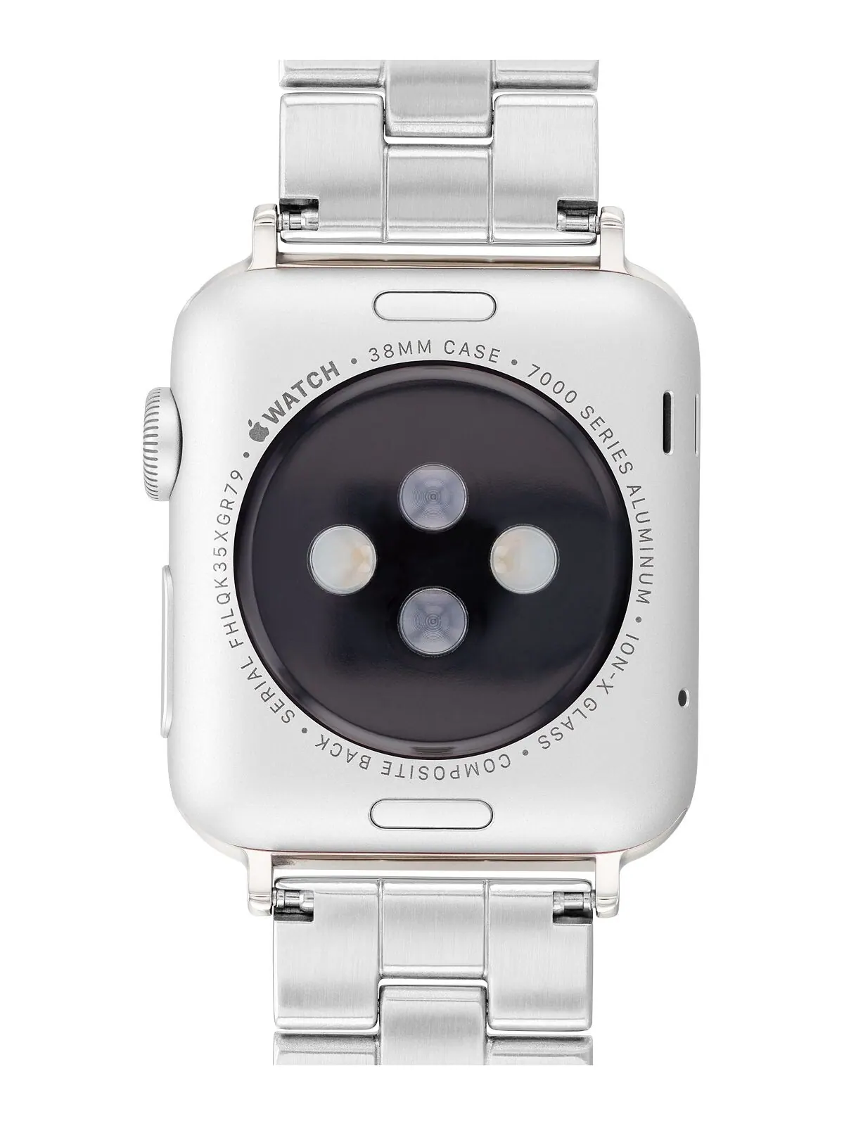 Браслет из нержавеющей стали с кристаллами apple watch, 38, 40, 41 мм COACH — изображение 4 из 4, серебристый