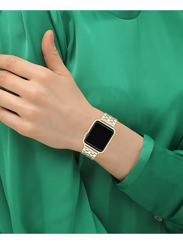 Женский двухцветный браслет Apple из нержавеющей стали 38мм/40мм/41мм COACH — изображение 5 из 5