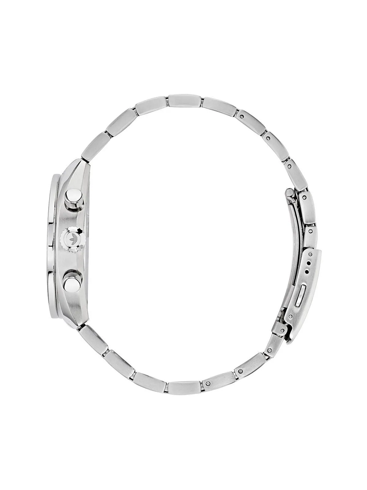 Часы-унисекс с тремя стрелками Edition One Chrono, серебристые часы-браслет из нержавеющей стали — изображение 2 из 4