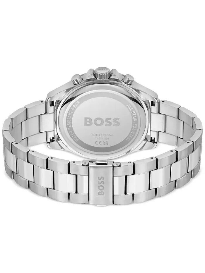 Мужские часы-хронограф Troper с браслетом из нержавеющей стали, 45 мм Hugo Boss — изображение 3 из 3