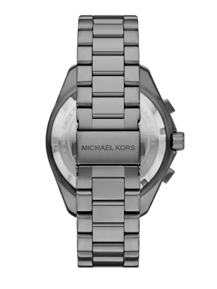 Мужские морские часы-хронограф из нержавеющей стали Gunmetal, 45 мм Michael Kors — изображение 3 из 5