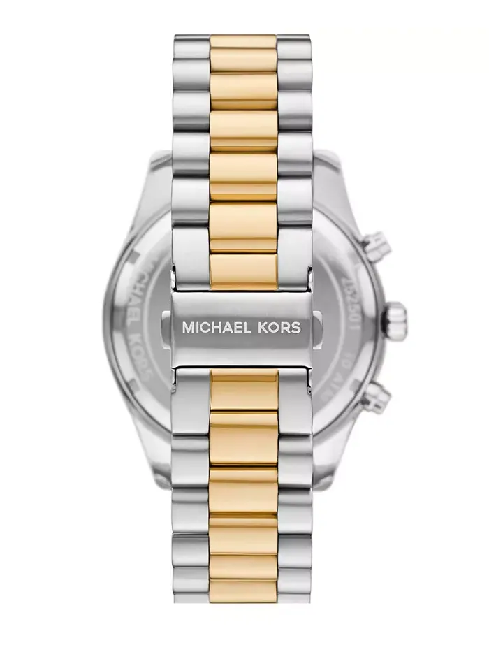 Мужские часы Lexington Chronograph с двухцветным корпусом из нержавеющей стали, 44 мм Michael Kors — изображение 3 из 5