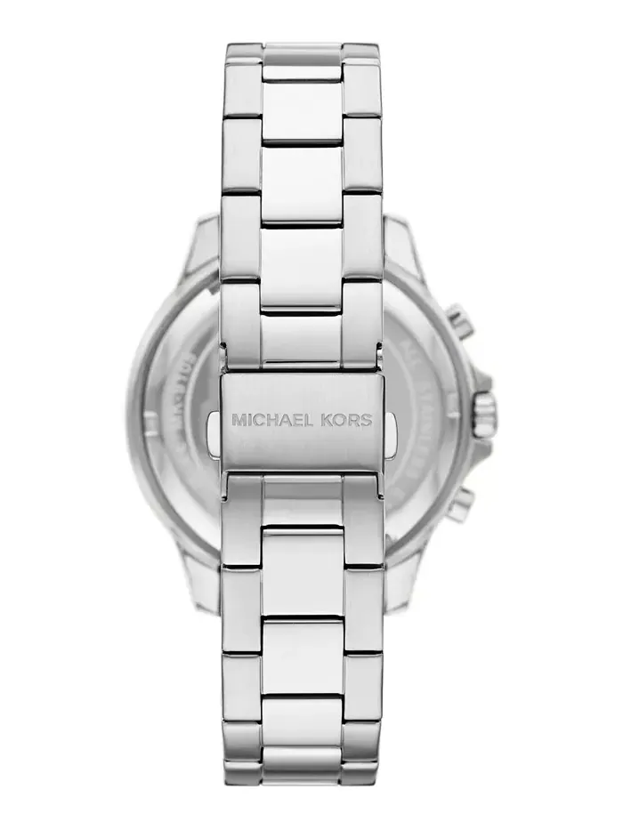 Мужские часы Greyson Chronograph из нержавеющей стали серебристого цвета, 43 мм Michael Kors — изображение 3 из 4