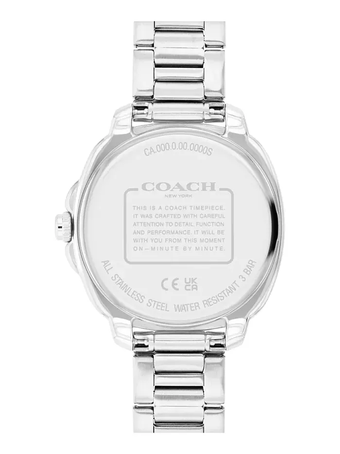 Женские часы Kitt Silver с браслетом из нержавеющей стали, 34 мм COACH — изображение 3 из 6