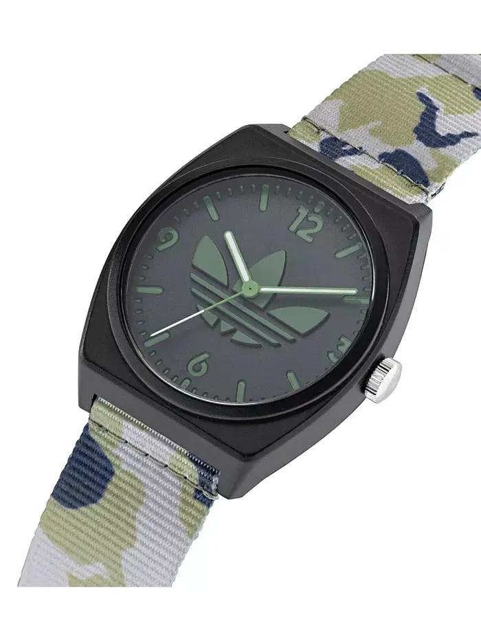Унисекс-часы Three Hand Project Two с камуфляжным ремешком Fastwrap, 38 мм adidas — изображение 3 из 3
