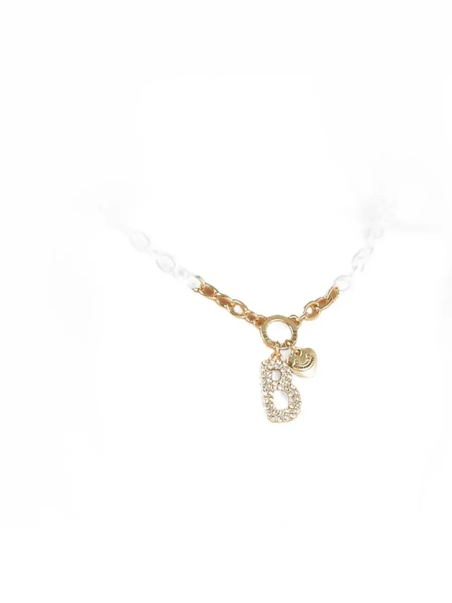 Колье-подвеска с буквой, с кристаллами Juicy Couture, Letter B — изображение 4 из 6