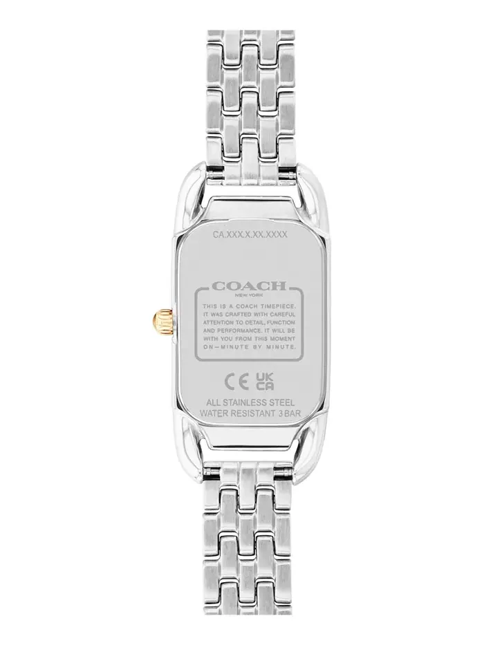 Женские часы Cadie Two Tone с браслетом из нержавеющей стали, 17.5 x 28.5 мм COACH — изображение 3 из 6