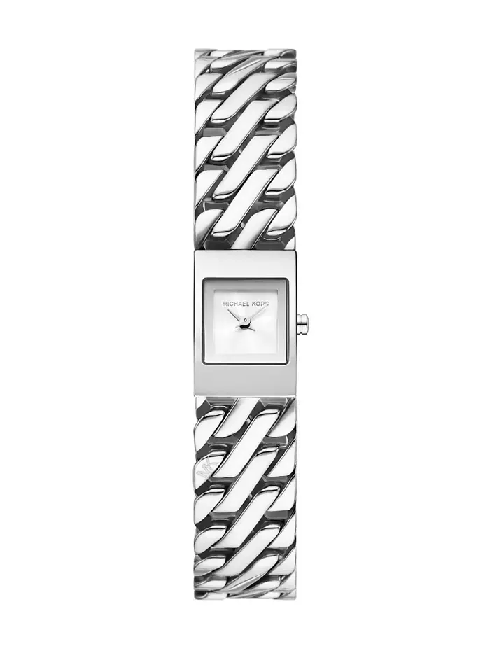Женские часы Darrington из нержавеющей стали серебристого тона, 14 мм Michael Kors