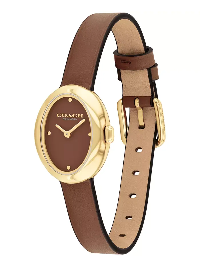Женские кожаные часы Saddle Sammy 22,5 мм COACH — изображение 2 из 5