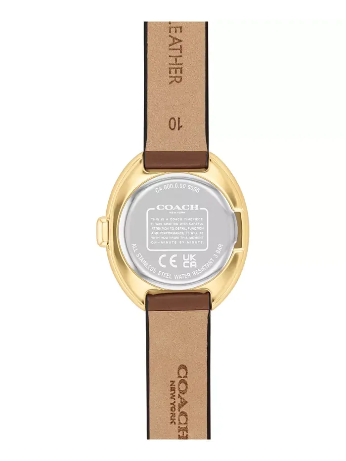 Женские кожаные часы Saddle Sammy 22,5 мм COACH — изображение 3 из 5