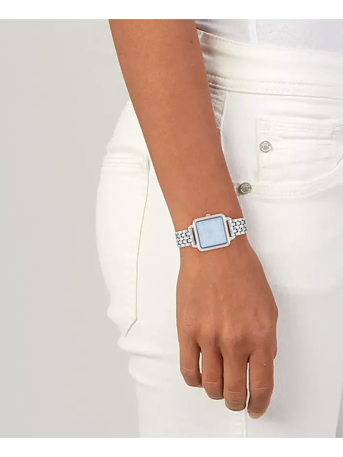 Женские часы-браслет Cass Silver Tone из нержавеющей стали, 28 мм COACH — изображение 4 из 6