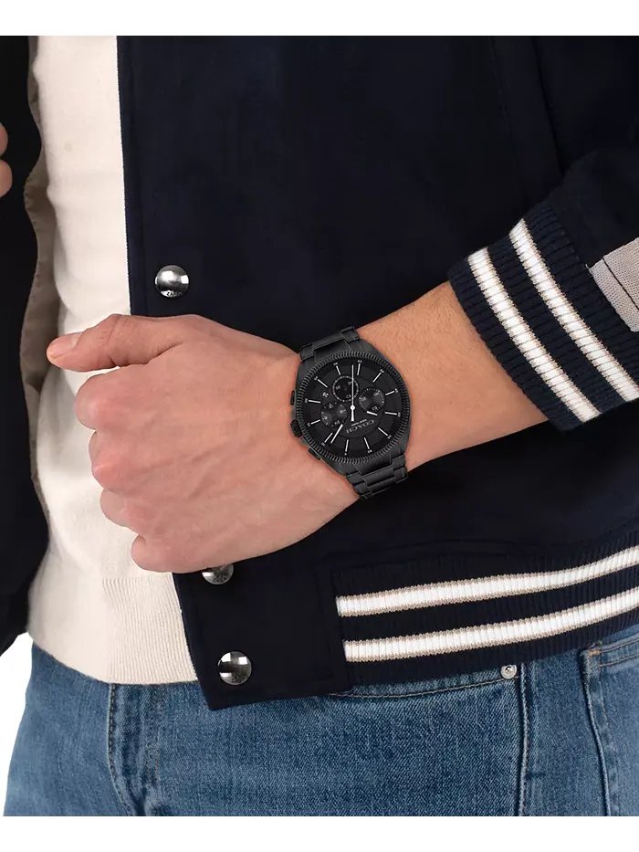Мужские часы Jackson Black со стальным браслетом, 45 мм COACH — изображение 6 из 6