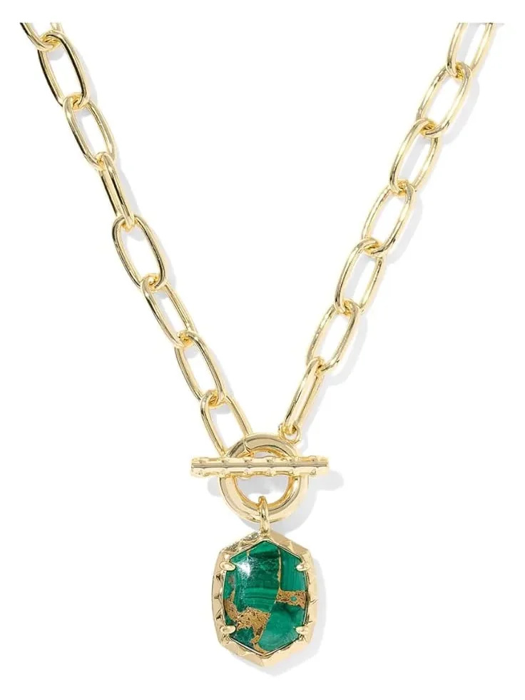 Женское колье Daphne Link And Chain Kendra Scott — зеленый