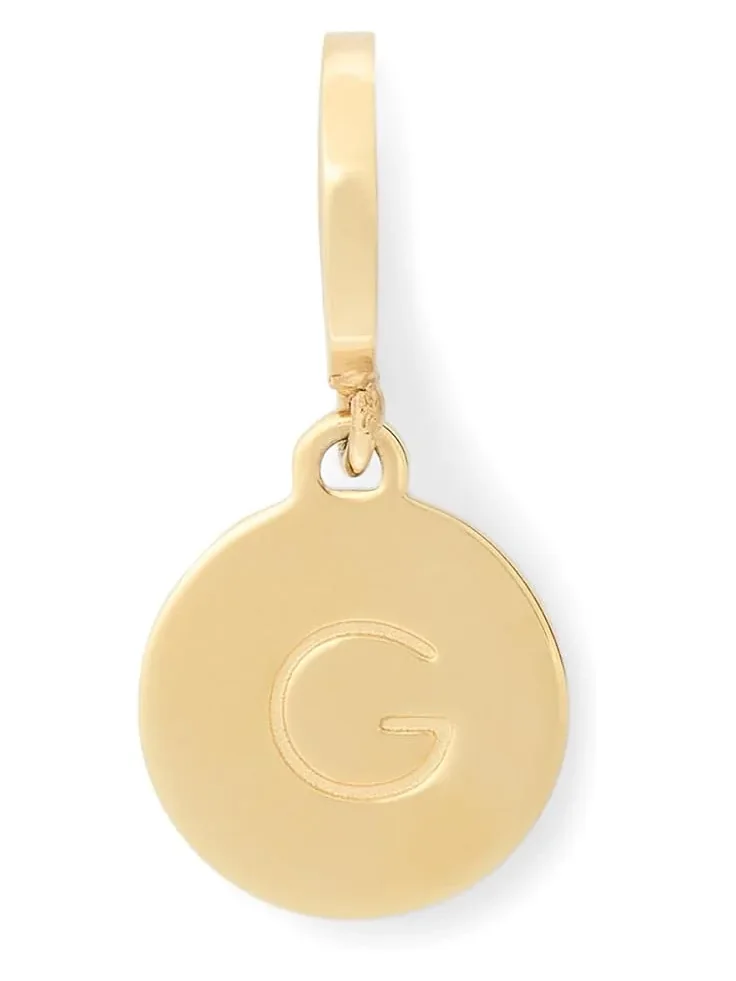 Women's Kate Spade New York Mini G Charm — изображение 1 из 1, оттенок золото
