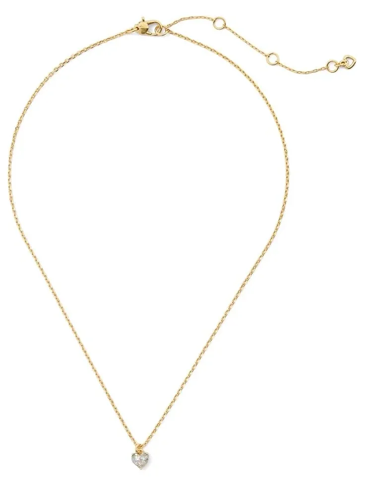 Мини-кулон "Моя любовь" для женщин Kate Spade New York — изображение 2 из 2, оттенок серебристый