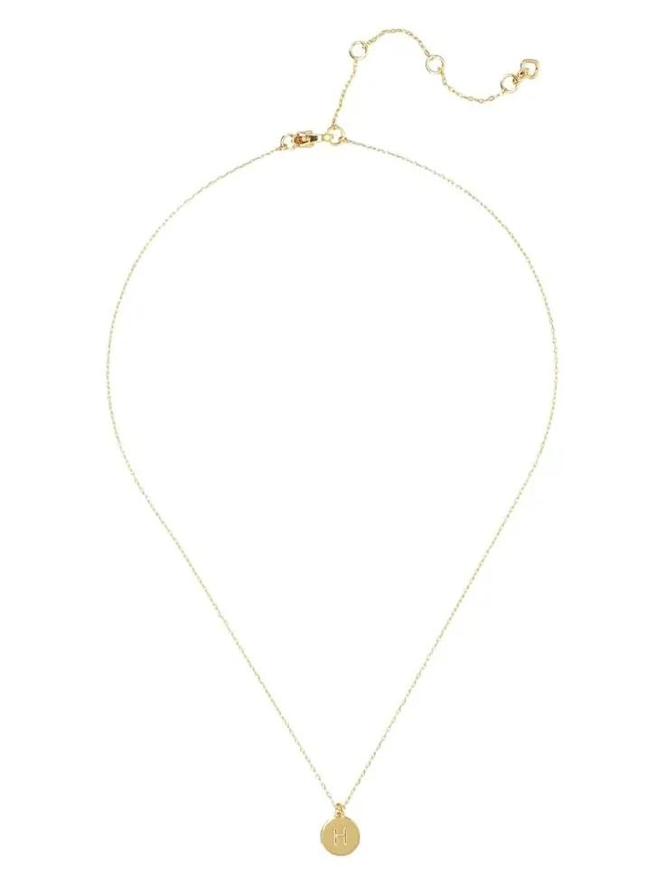 Миниатюрный кулон с инициалом от Kate Spade для женщин Kate Spade New York — изображение 2 из 2, оттенок золотистый