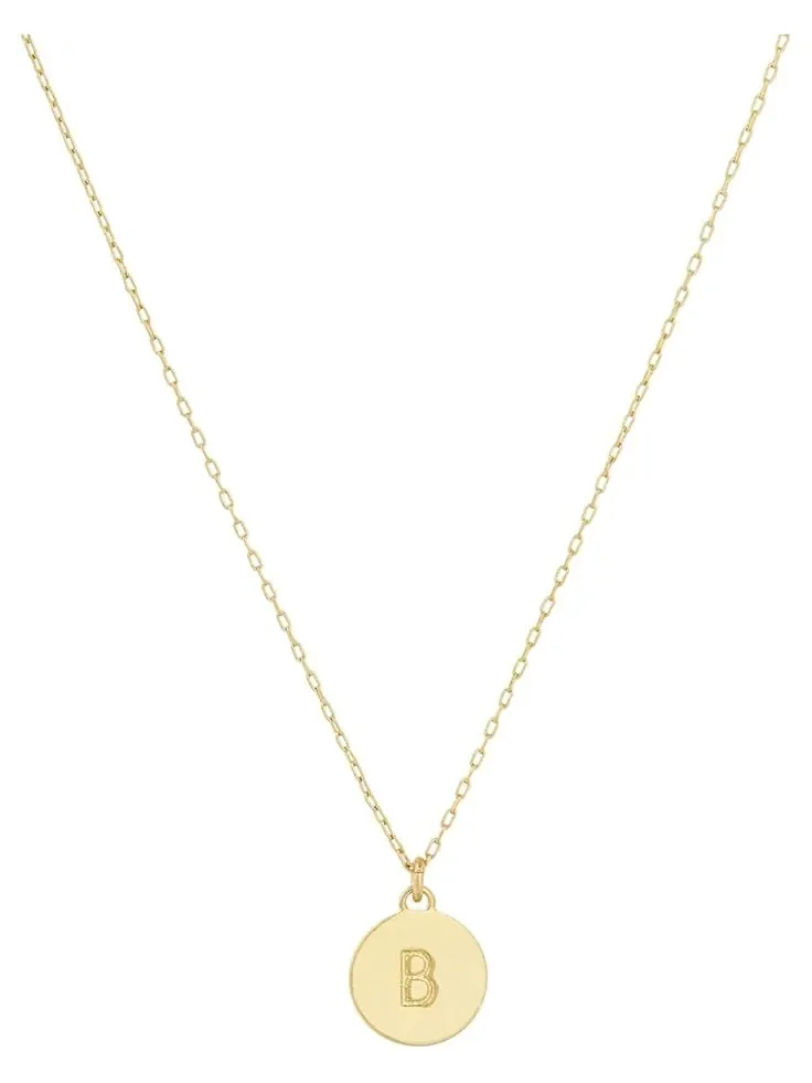 Миниатюрный кулон с инициалом от Kate Spade для женщин Kate Spade New York — изображение 1 из 1, оттенок золотистый