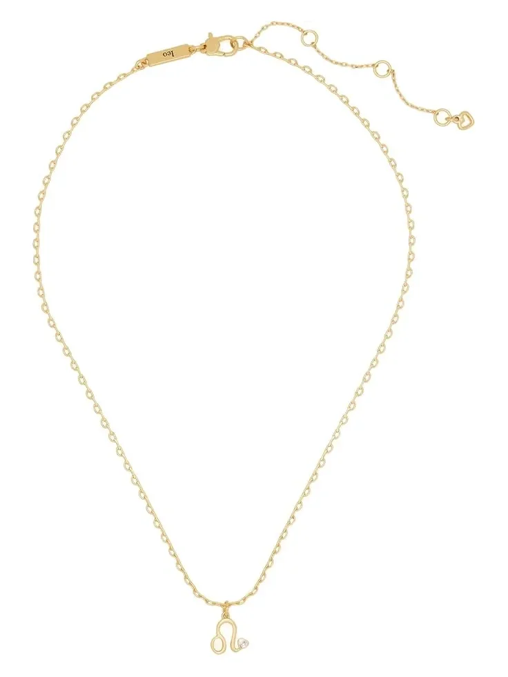 Мини-кулон для женщин "Какой у тебя знак зодиака - Лев?" Kate Spade New York — изображение 1 из 2