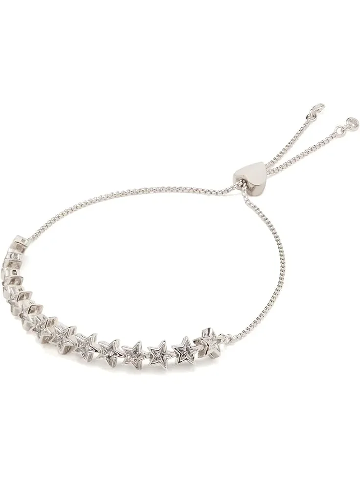 Women's Kate Spade New York Space Cadet Star Tennis Slider — изображение 1 из 1, оттенок прозрачный