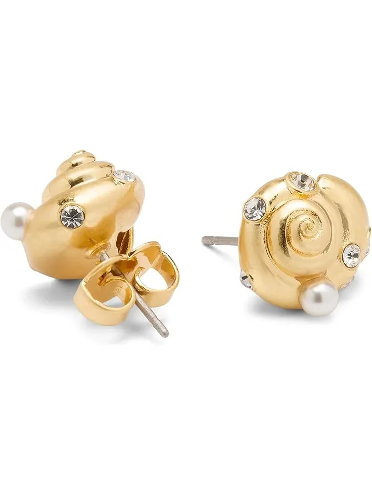 Women's Kate Spade New York Beachside Studs — изображение 1 из 1, оттенок прозрачный/золотистый