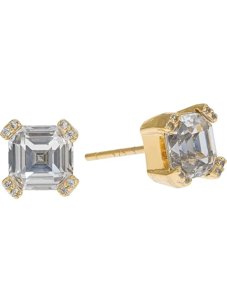 Женские серьги-гвоздики с блестками Kate Spade New York — изображение 1 из 2, оттенок прозрачный/золотистый