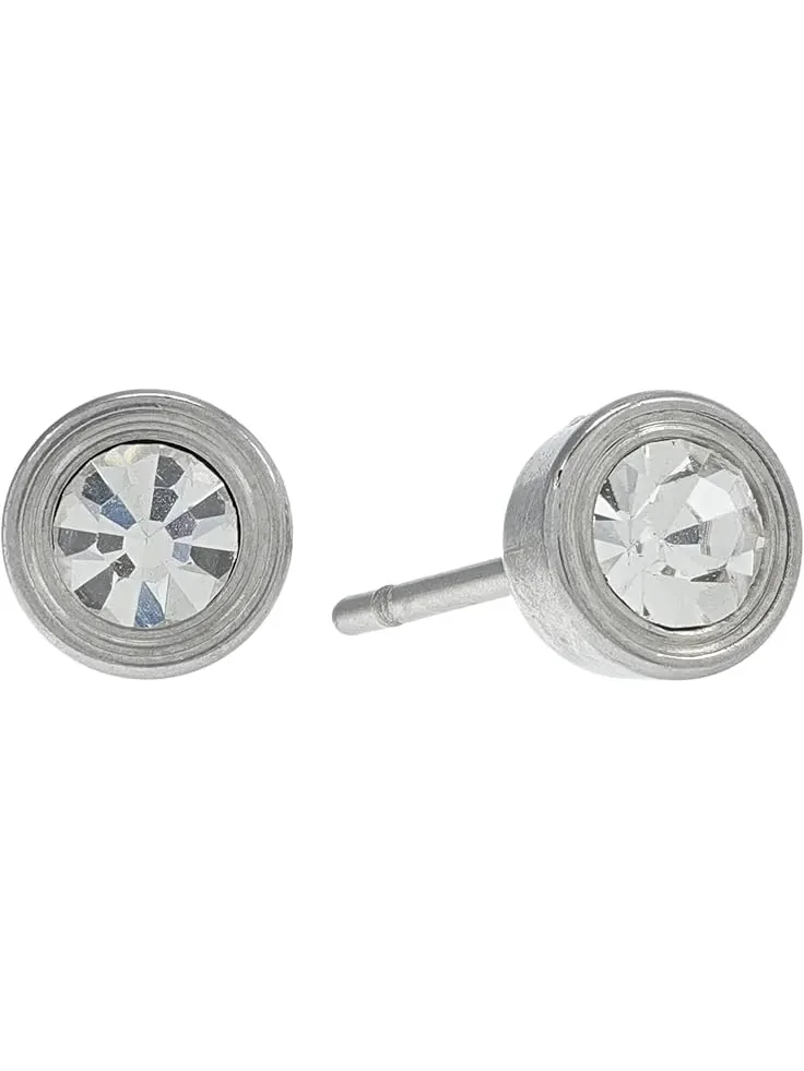 Women's Kate Spade New York Small Studs — изображение 1 из 1, оттенок прозрачный/серебристый
