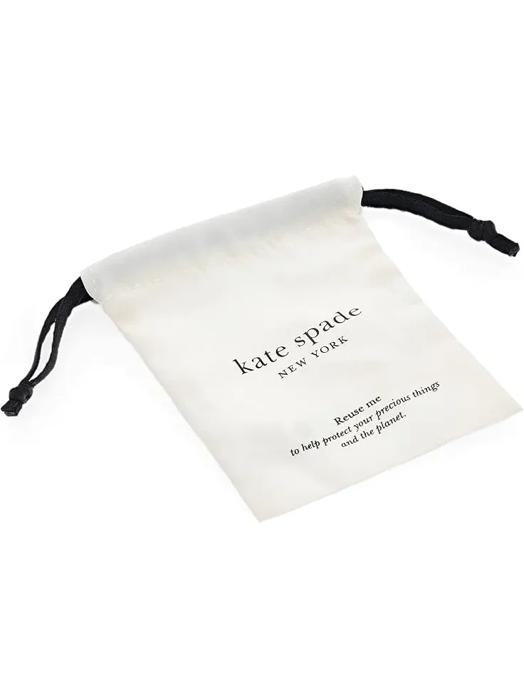 Женские серьги-гвоздики «Расплавленное стекло» Kate Spade New York — изображение 3 из 3, оттенок черный