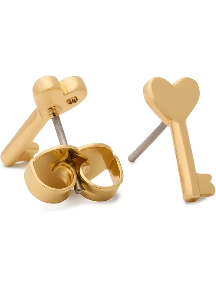 Women's Kate Spade New York Key Studs — изображение 2 из 2, оттенок золото