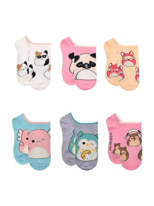 Squishmallows набор коротких носков для девочек, 6 пар — 1