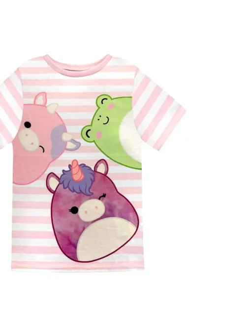 Пижама Squishmallows для девочек, комплект из 4 предметов — 3