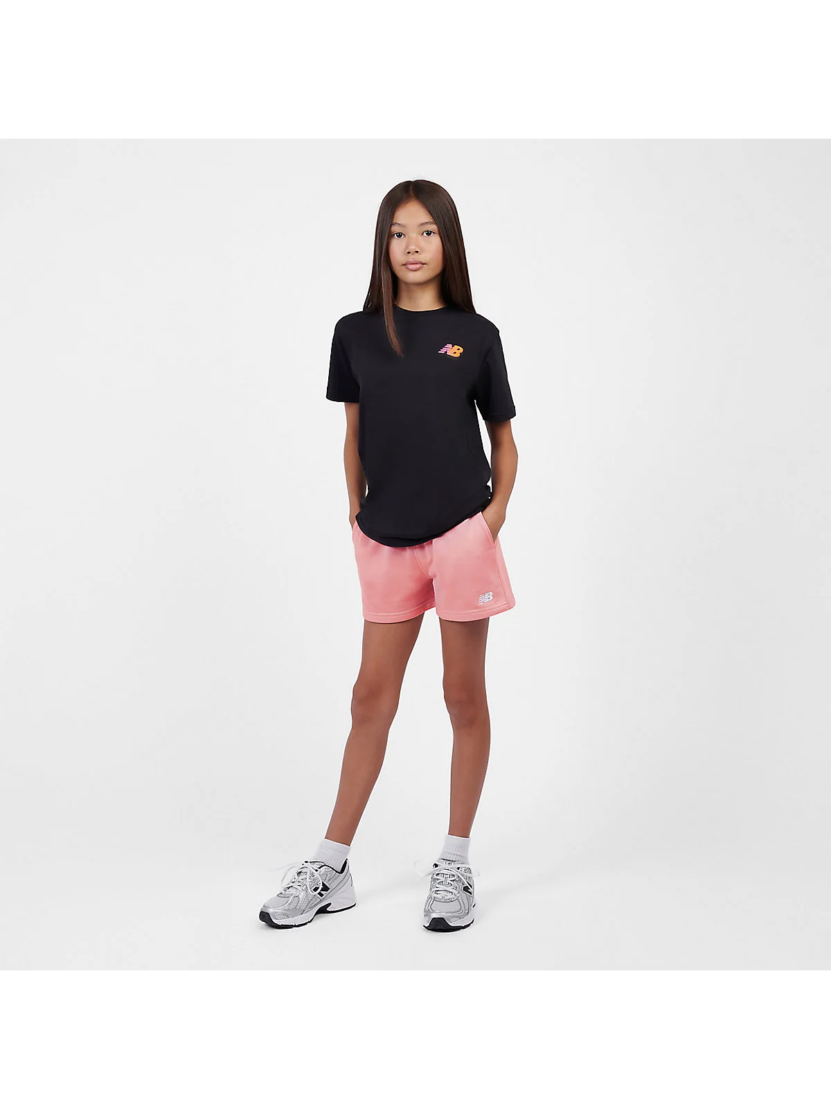 Шорты для девочек New Balance FT Small Logo — 2