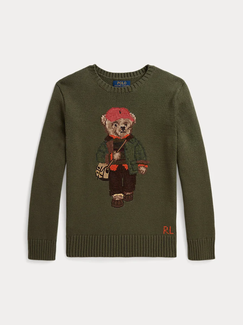Свитер Ralph Lauren с вязаным мишкой Polo Bear — 1