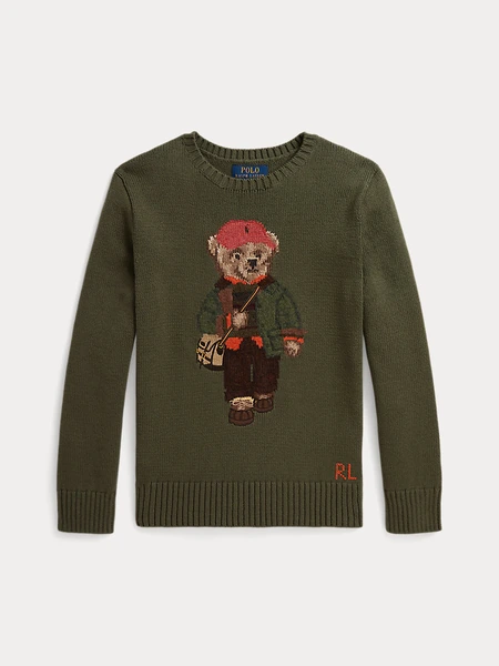 Свитер Ralph Lauren с вязаным мишкой Polo Bear
