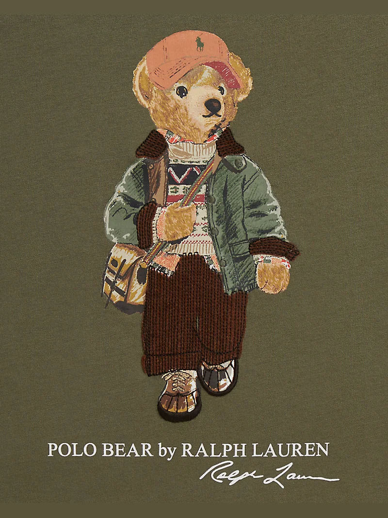 Футболка с принтом Polo Bear из хлопкового трикотажа — 3