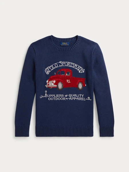 Свитер с принтом Polo Sportsman Ralph Lauren