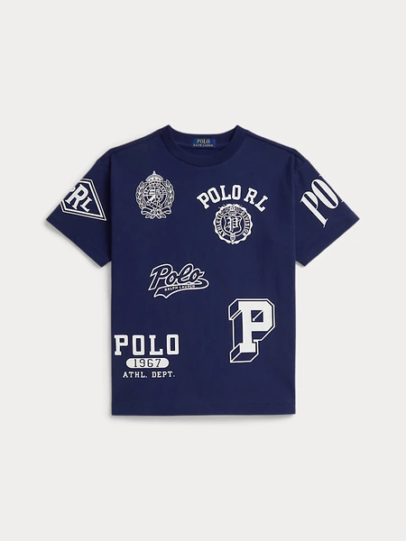 Оверсайз футболка с принтом Ralph Lauren