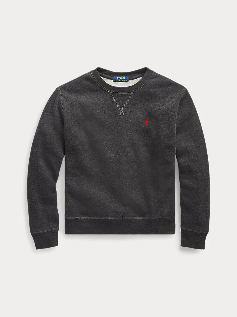 Свитшот Ralph Lauren из флиса с вышитым пони — 1
