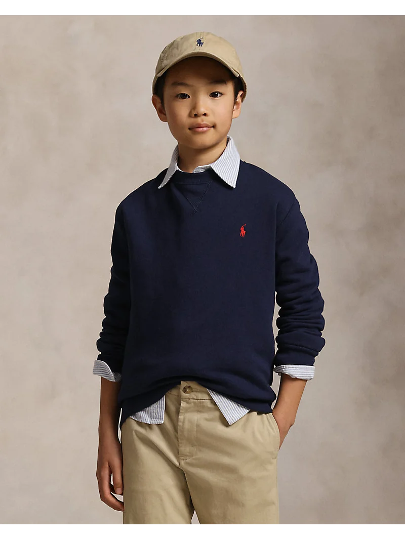 Свитшот Ralph Lauren из флиса с вышитым пони — 1