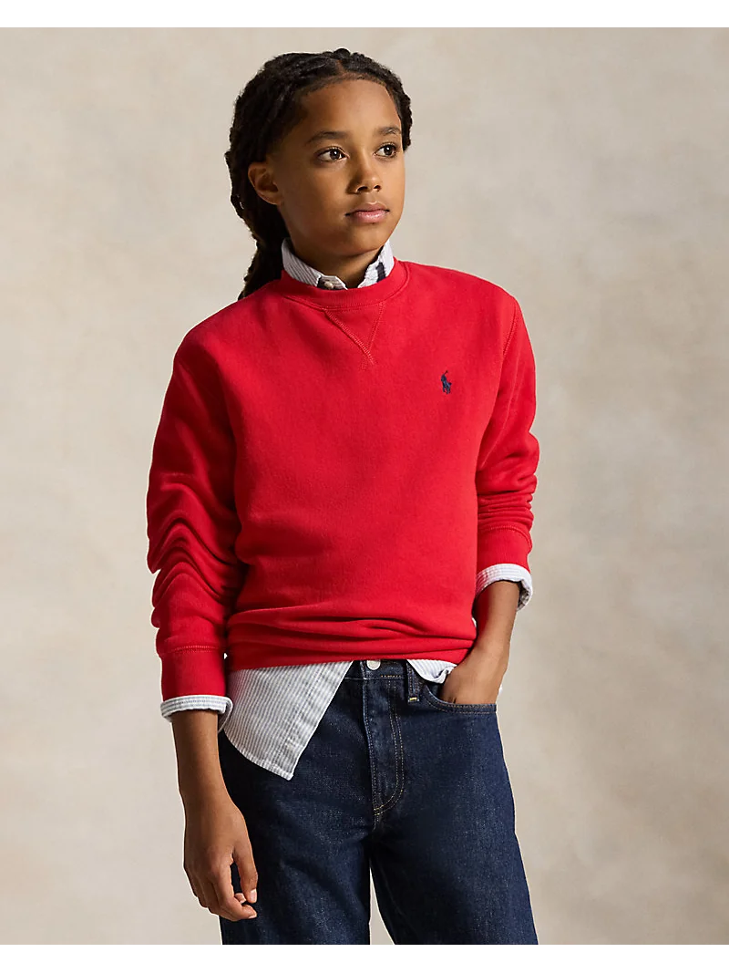 Свитшот Ralph Lauren из флиса с вышитым пони — 1