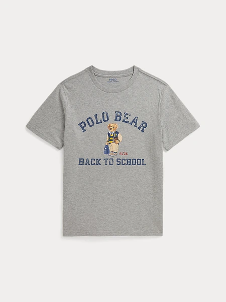 Хлопковая футболка с принтом Polo Bear