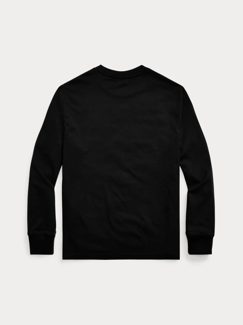 Футболка Ralph Lauren с длинным рукавом из хлопкового джерси — 3