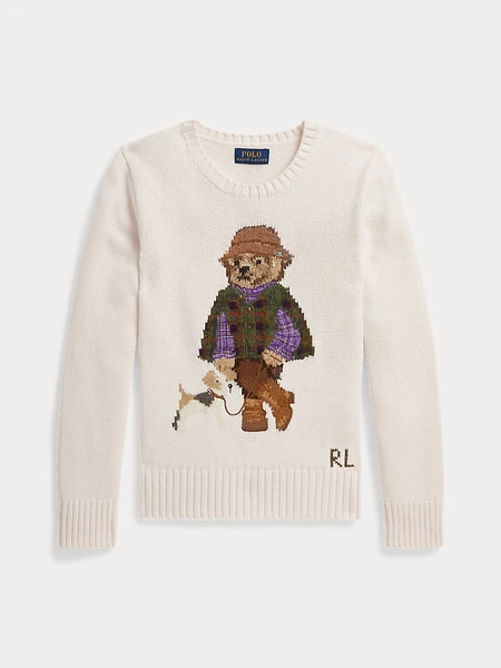 Свитер с вышивкой Polo Bear