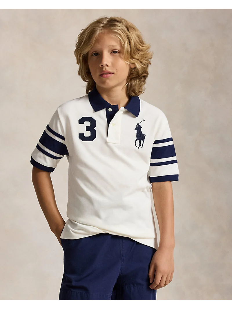 Поло Ralph Lauren из хлопкового пике с большим пони — 1
