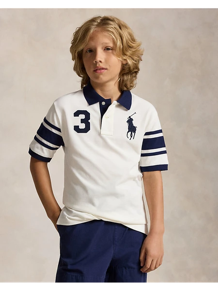 Поло Ralph Lauren из хлопкового пике с большим пони