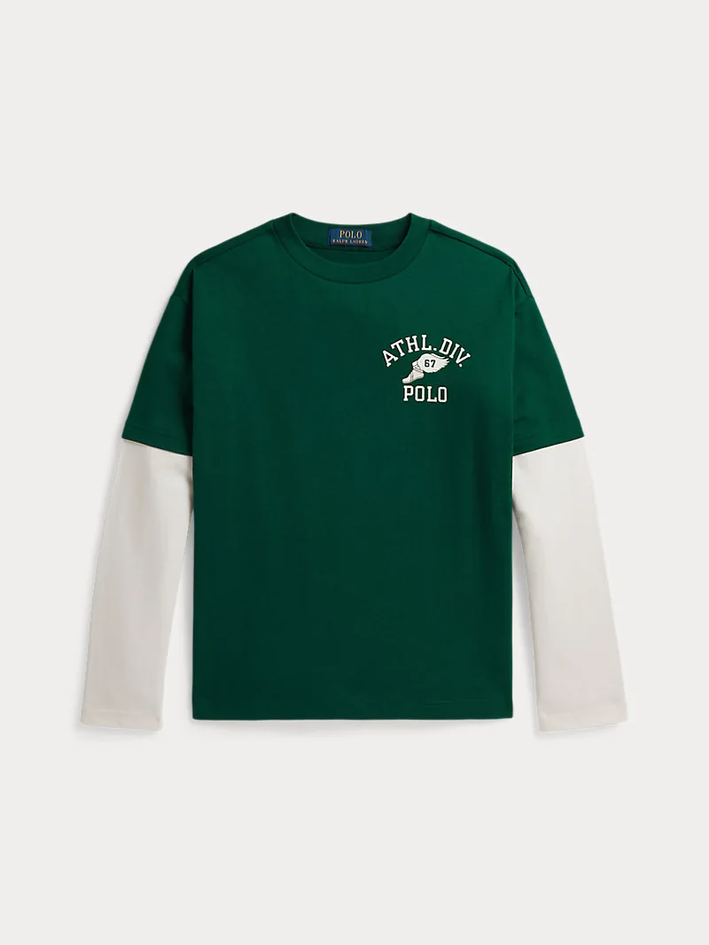 Футболка Ralph Lauren с длинным рукавом свободного кроя — 1