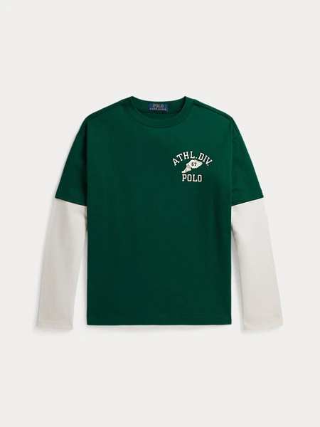 Футболка Ralph Lauren с длинным рукавом свободного кроя