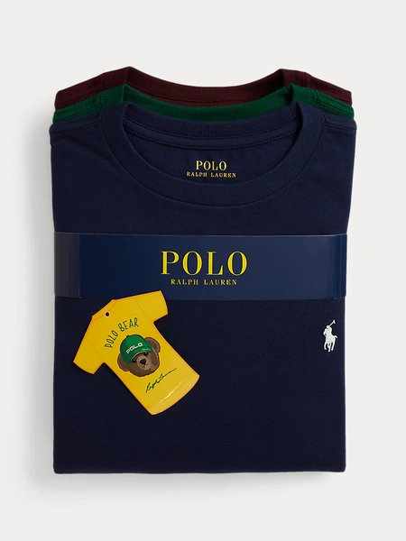 Комплект футболок Ralph Lauren с длинным рукавом, 3 шт