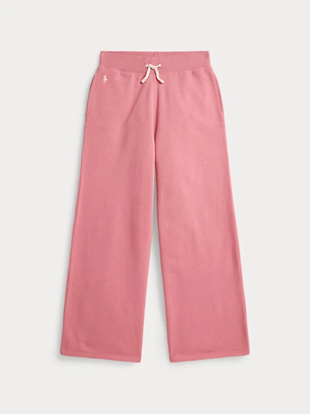Широкие спортивные брюки Ralph Lauren из футера