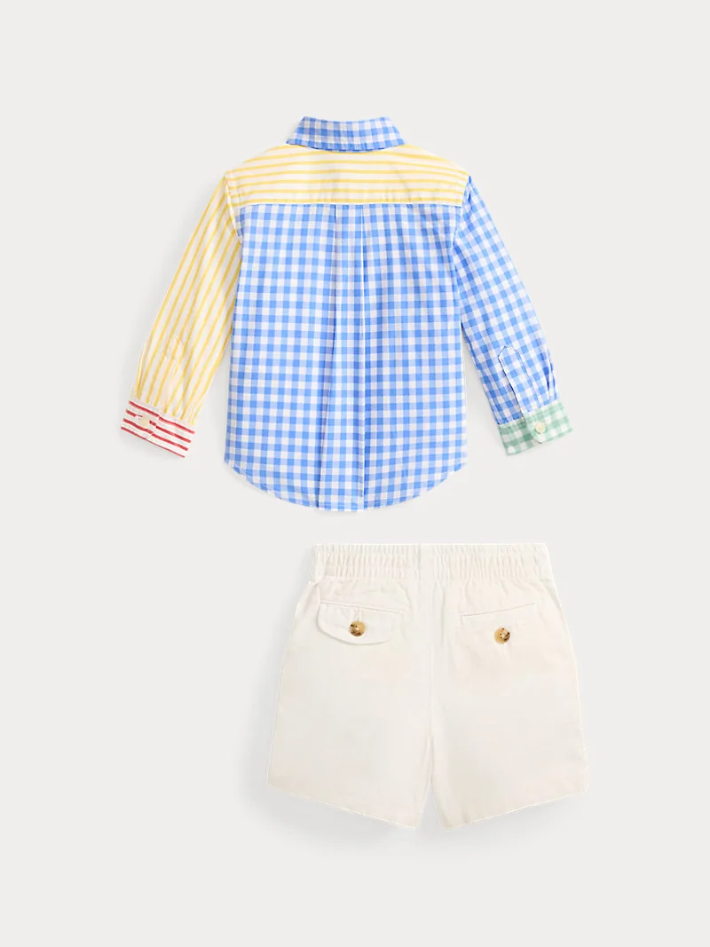 Комплект рубашка и шорты Ralph Lauren в клетку — 2