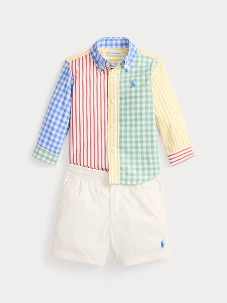 Комплект рубашка и шорты Ralph Lauren в клетку
